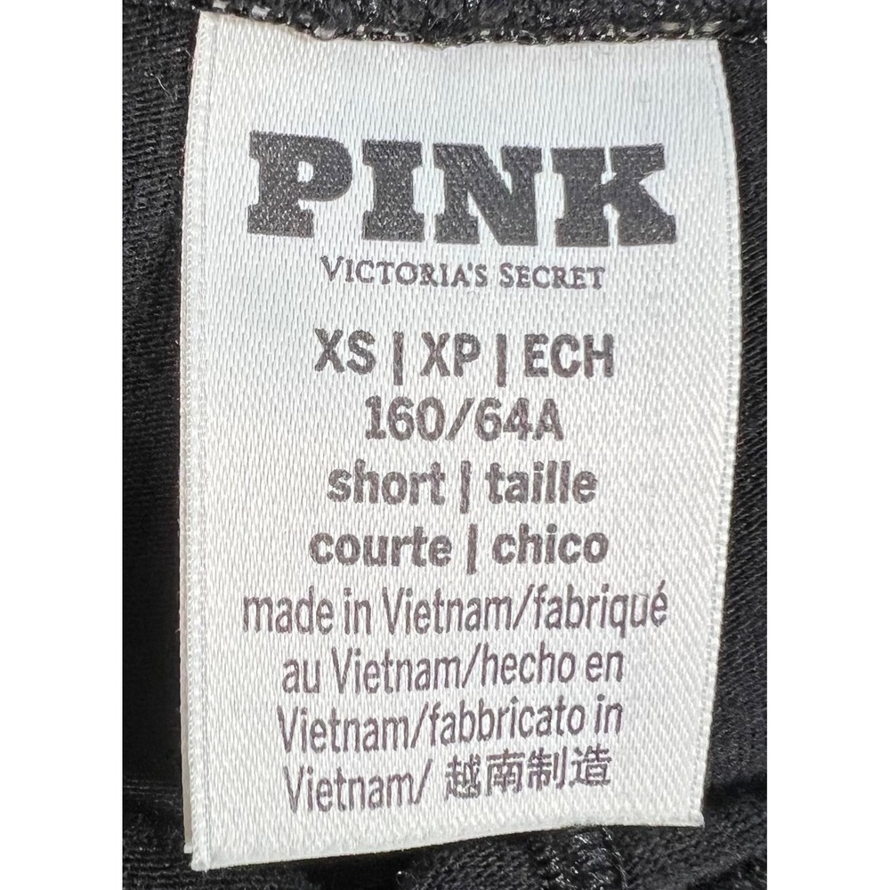 Y2K Victorias Secret PINK  Vintage Foldover Yoga Pants Flare Size XS Bling - Picture 7 of 10